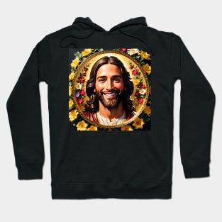 The flowers of Christ Jesus: The spring of salvation in my life! Happy Jesus! Hoodie